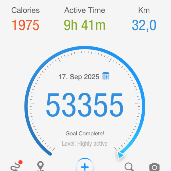 Pacer app walking