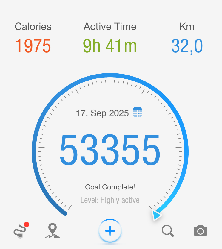 Pacer app walking